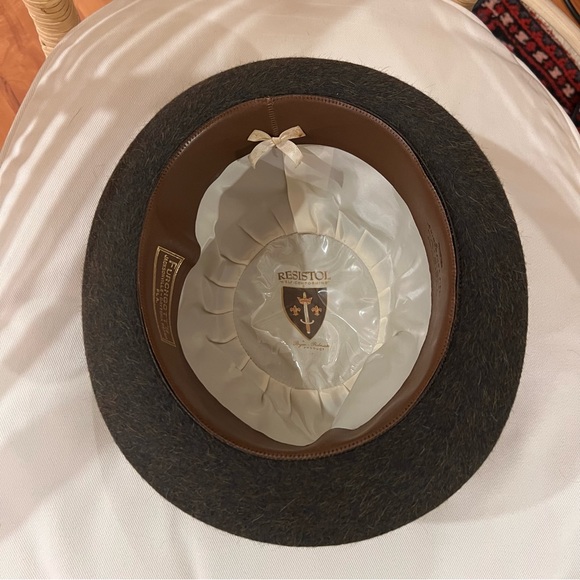 Vintage Mens Wool Fedora Hat - Picture 7 of 15